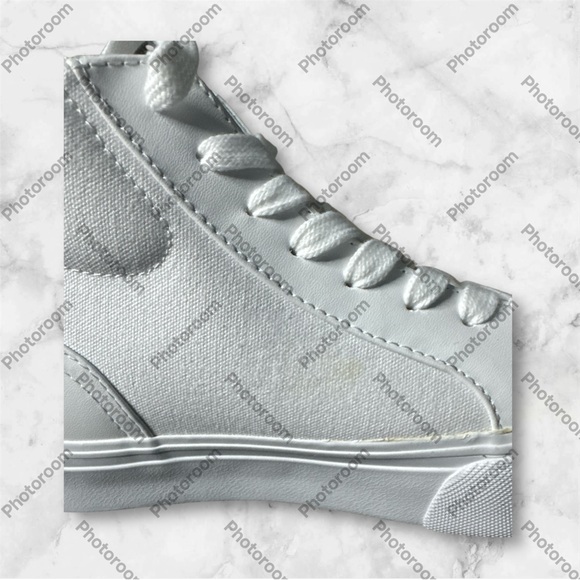 Airwalk Aurora3 White and Blue High-Top Sneakers - Picture 3 of 5